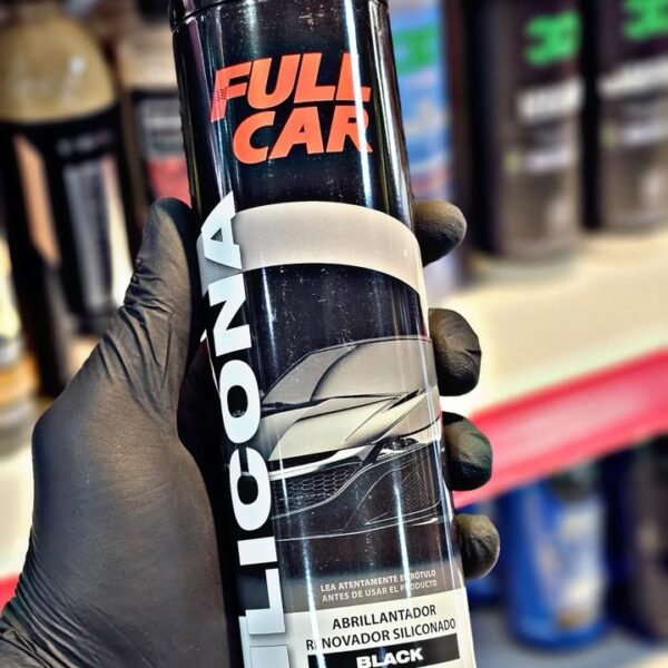 FULLCAR AEROSOL RENOVADOR SILICONADO BLACK 360CM3