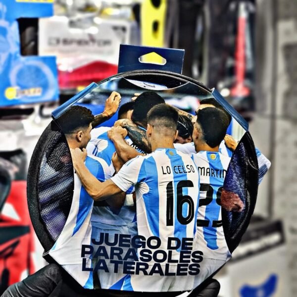 PARASOL LATERAL DE TELA 2 PCS ABRAZO MUNDIAL