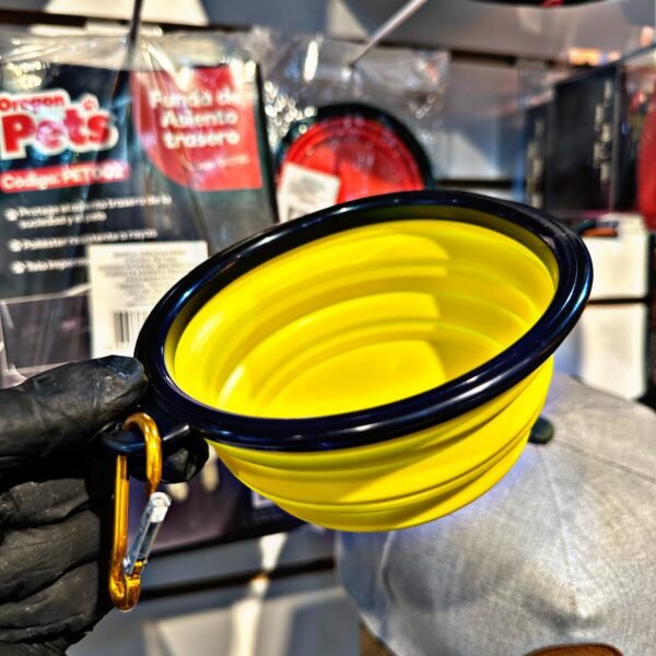 BOWL MASCOTAS AMARILLO