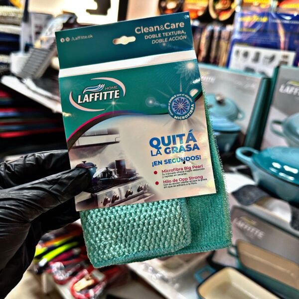 LAFFITTE HOME PAÑO DOBLE TEXTURA QUITA GRASA 30X30
