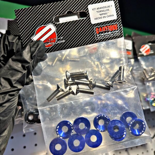KIT ARANDELAS M6 AZUL