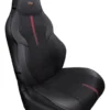 CUBRE ASIENTO RED BULL CUERO Y TELA DETALLES ROJOS - Imagen 4