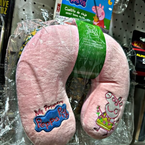 ALMOHADON PARA VIAJE NIÑOS PEPPA
