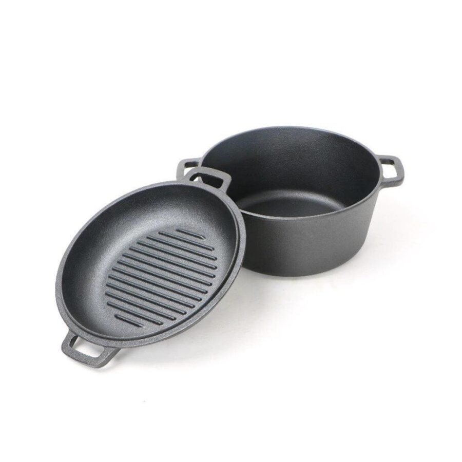 LAFFITTE HOME OLLA DOBLE USO LINEA OPALO GRILL + OLLA 26CM - Imagen 2