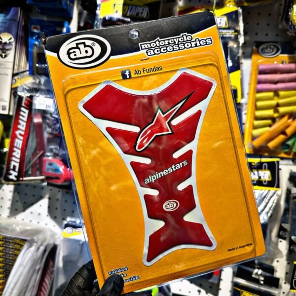 PROTECTOR TANQUE ALPINESTAR LARGO ROJO