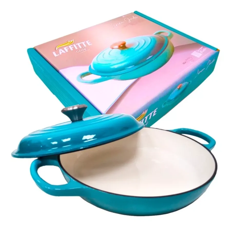 LAFFITTE HOME OLLA ESMALTADA JADE 26CM - Imagen 4