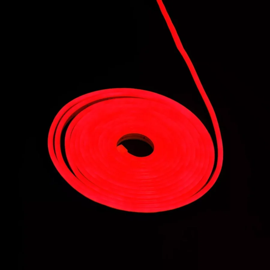 ROLLO DEL LED DE NEON ULTRA BRILLOSO 5MT ROJO 12V - Imagen 2
