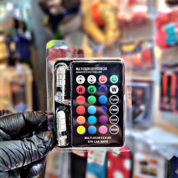KIT LED T10 RGB SILICONADO ARGEN