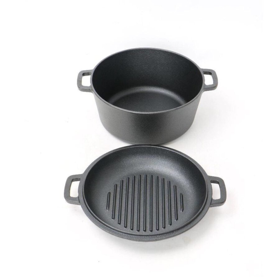 LAFFITTE HOME OLLA DOBLE USO LINEA OPALO GRILL + OLLA 26CM - Imagen 3