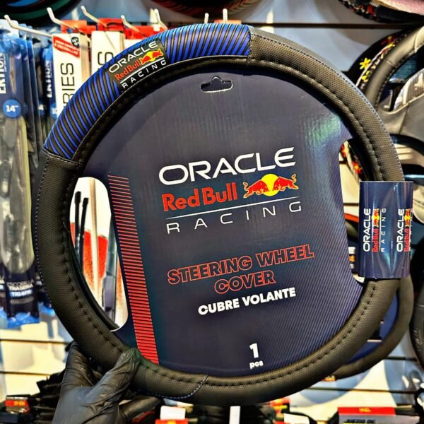 CUBRE VOLANTE RED BULL LINEAS AZULES