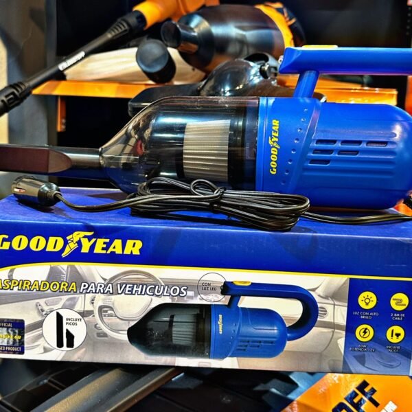 ASPIRADORA GOODYEAR CON LUZ 12V