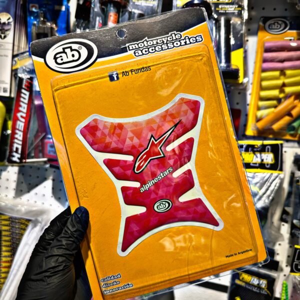 PROTECTOR TANQUE  ALPINESTAR CORTO ROSADO