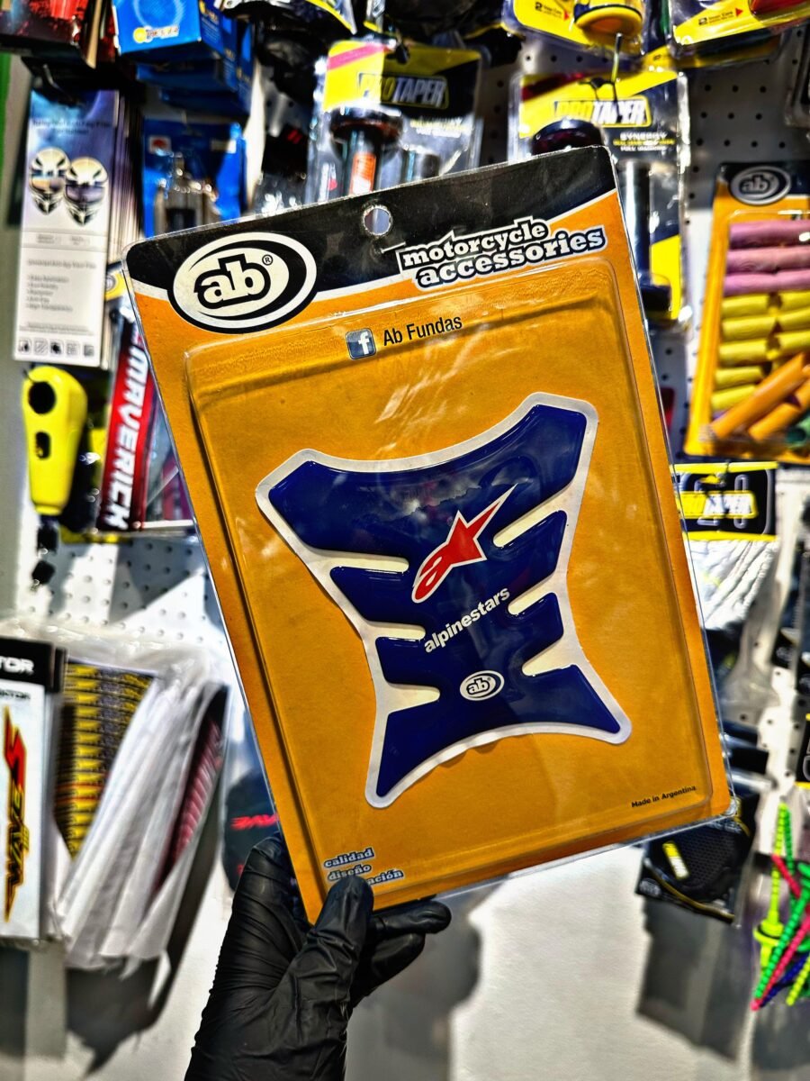 PROTECTOR TANQUE ALPINESTAR CORTO AZUL