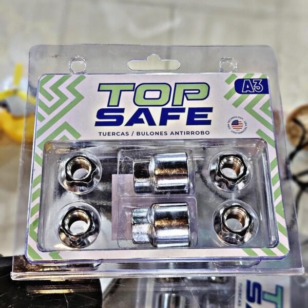 KIT ANTIRROBO 4 TUERCAS + 2 LLAVES A3