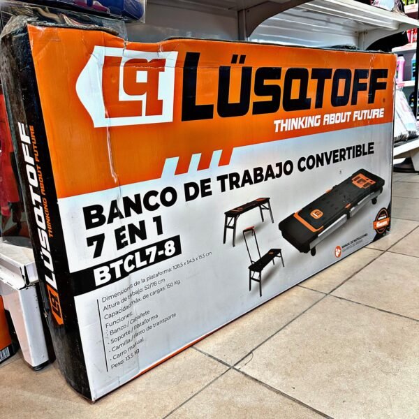 LUSQTOFF BANCO DE TRABAJO 7 EN 1