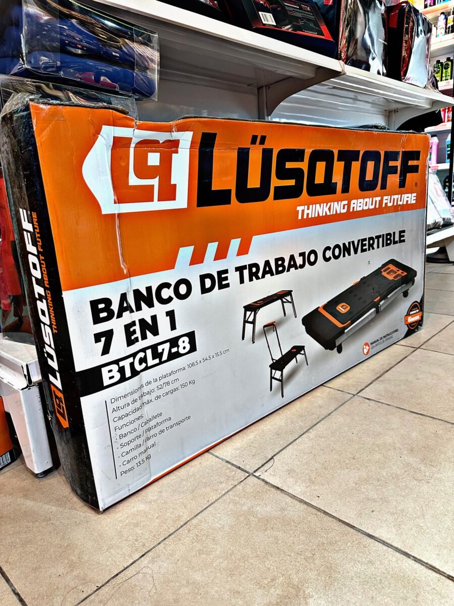 LUSQTOFF BANCO DE TRABAJO 7 EN 1