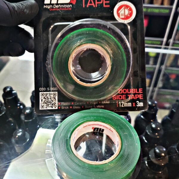 CINTA DOBLE FAZ 3D DE SILICONA 12MMX3M