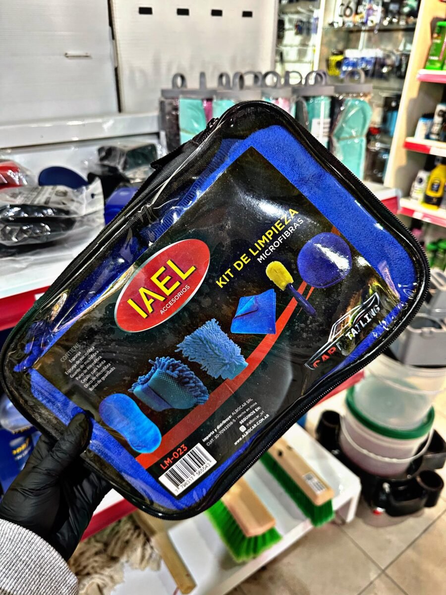 KIT LIMPIEZA x7 UNIDADES AZUL