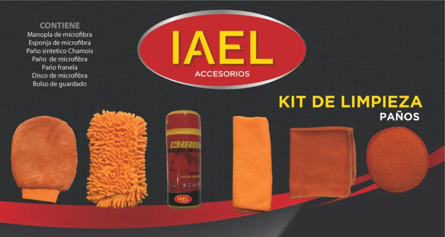 KIT LIMPIEZA X7 UNIDADES NARANJA - Imagen 2