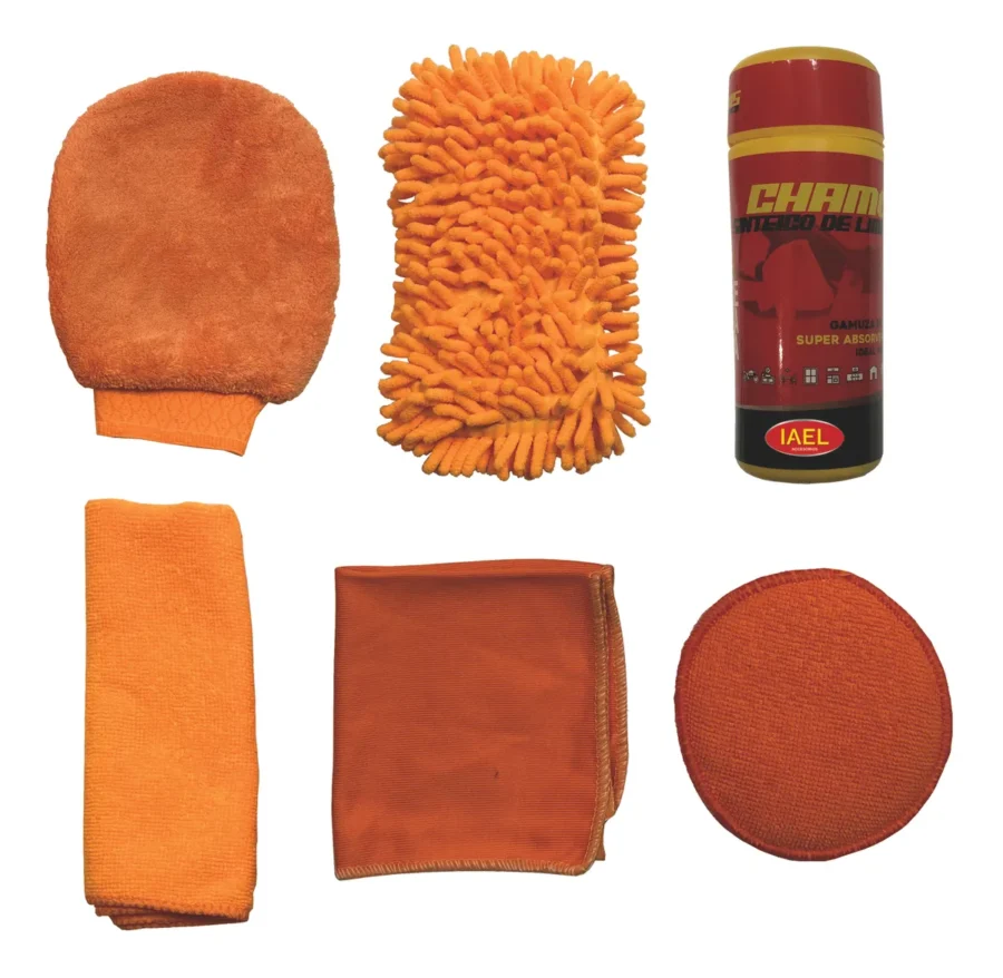 KIT LIMPIEZA X7 UNIDADES NARANJA - Imagen 3