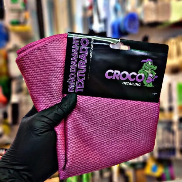 CROCOS MICROFIBRA TEXTURADA ROSA 60X40 250GSM