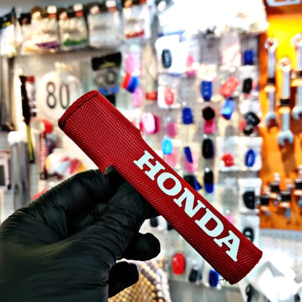 CUBRE PALANCA NEOPRENE HONDA ROJO/BLANCO