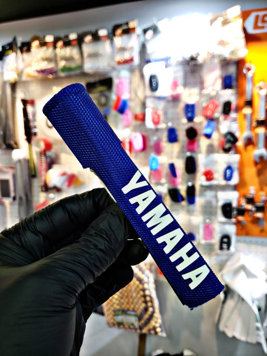 CUBRE PALANCA NEOPRENE YAMAHA AZUL/BLANCO