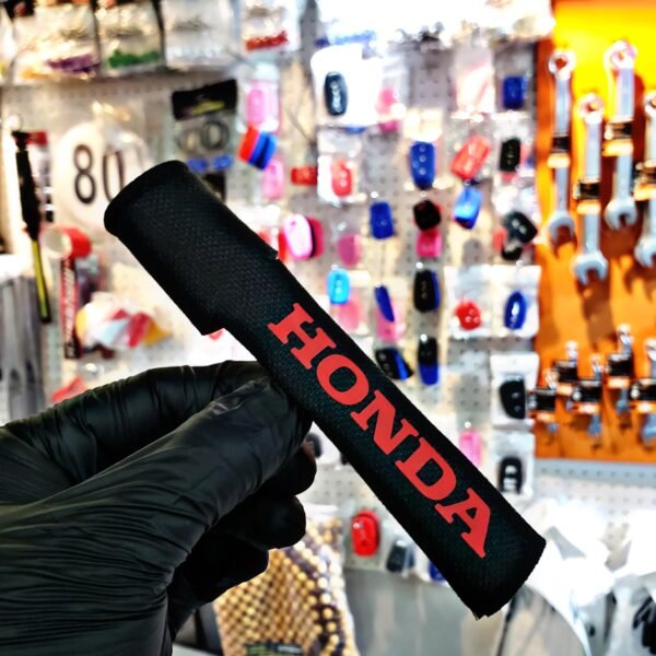 CUBRE PALANCA NEOPRENE HONDA ROJO/NEGRO