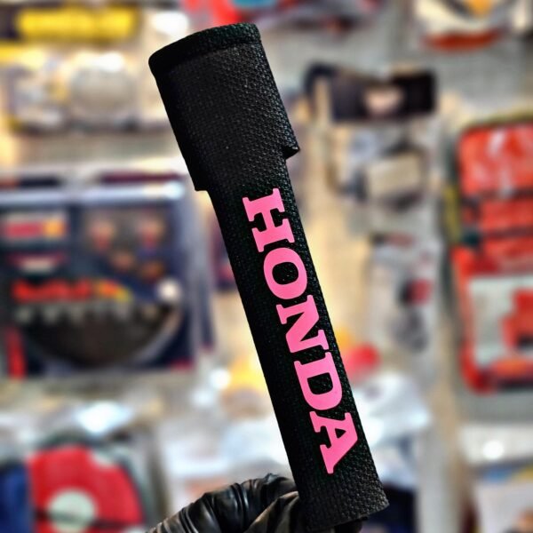 CUBRE PALANCA NEOPRENE HONDA NEGRO/ROSA