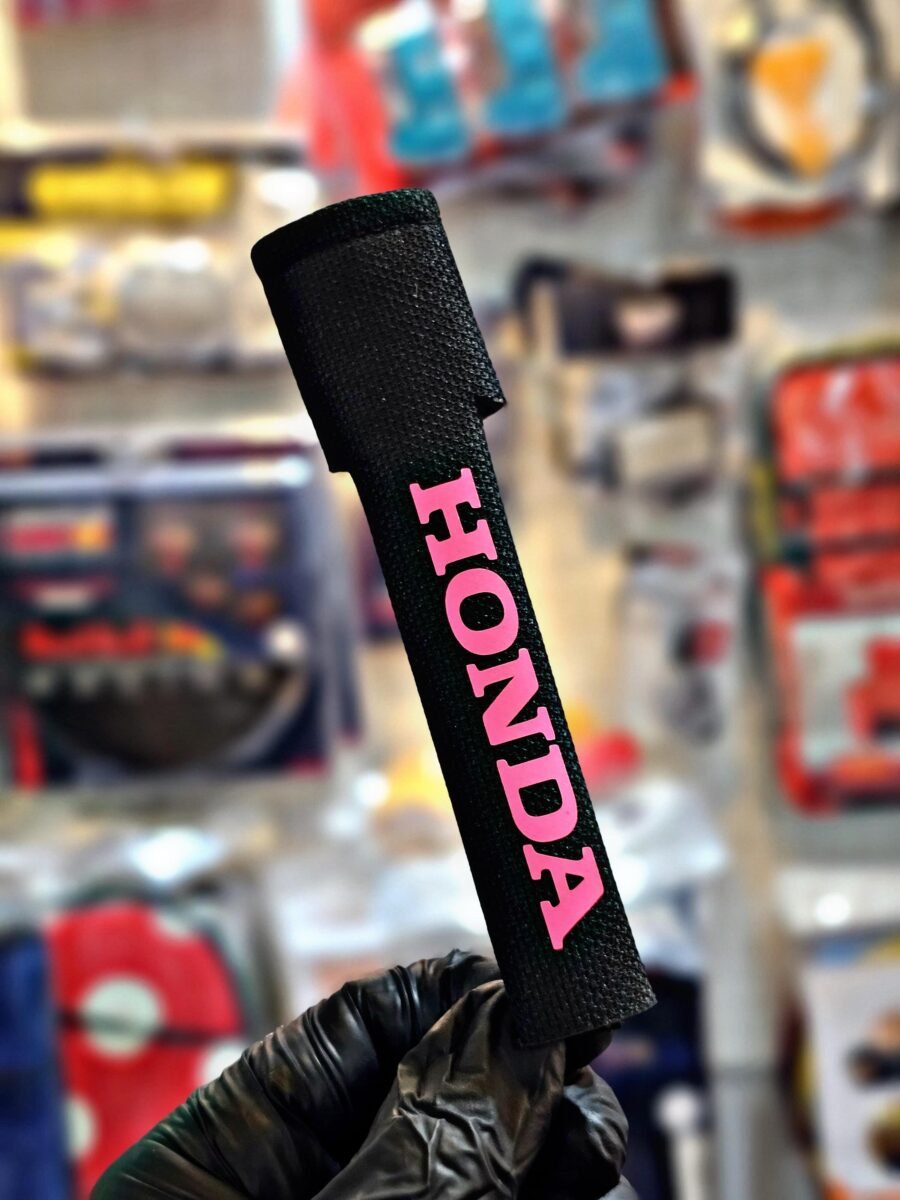CUBRE PALANCA NEOPRENE HONDA NEGRO/ROSA