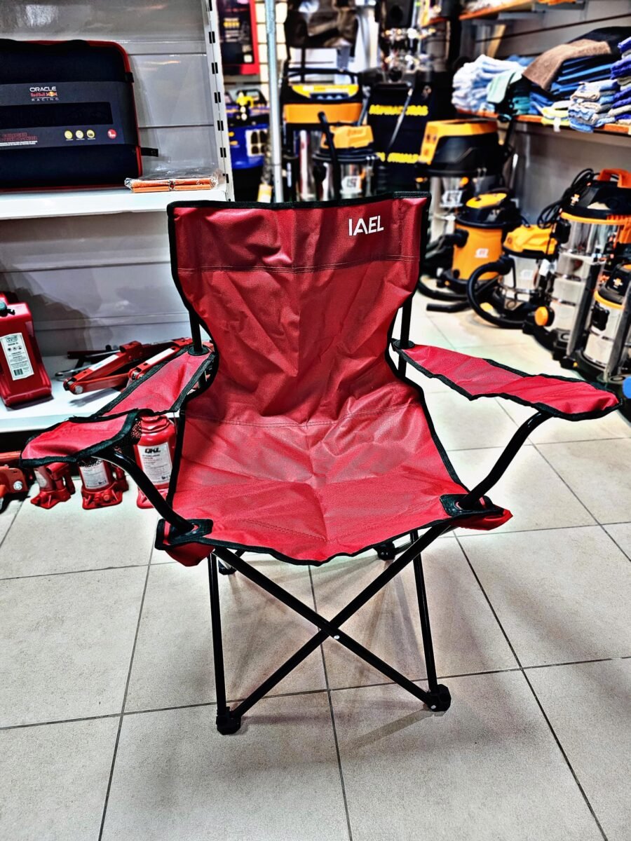 SILLA PLAYERA PLEGABLE ROJA IAEL