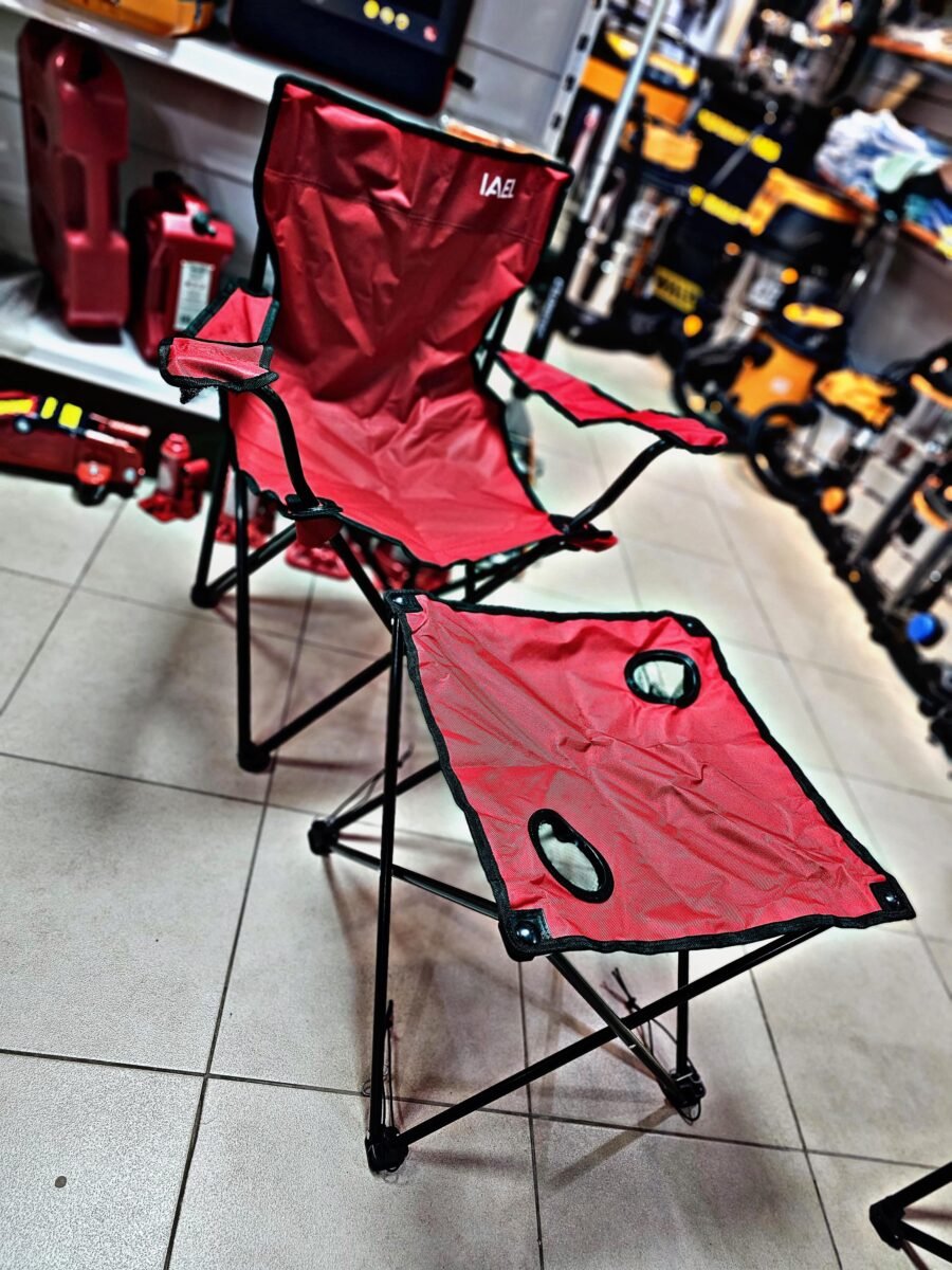 MESA DE PLAYA PLEGABLE ROJA IAEL - Imagen 2