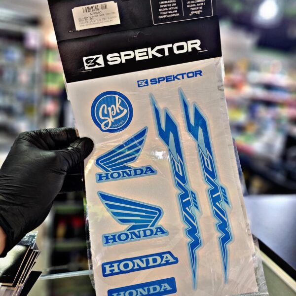 SPEKTOR CALCO HONDA WAVE 110S CELESTE