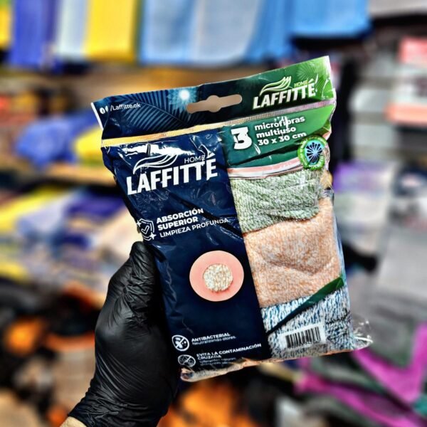 LAFFITTE HOME PACK PAÑO X3 UNIDADES 30X30