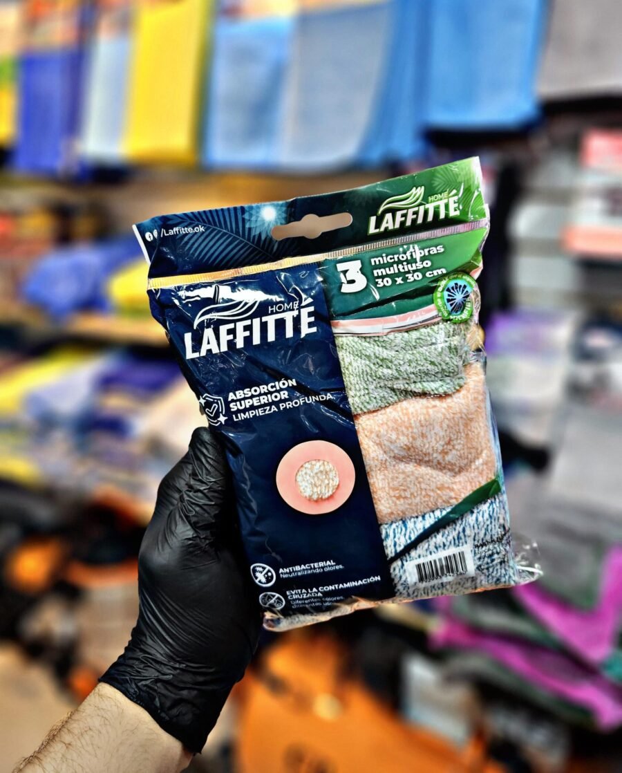 LAFFITTE HOME PACK PAÑO X3 UNIDADES 30X30