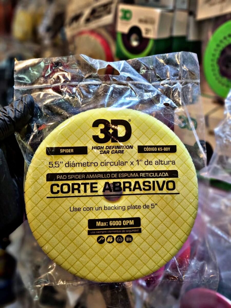 PAD 3D SPIDER YELLOW 5"