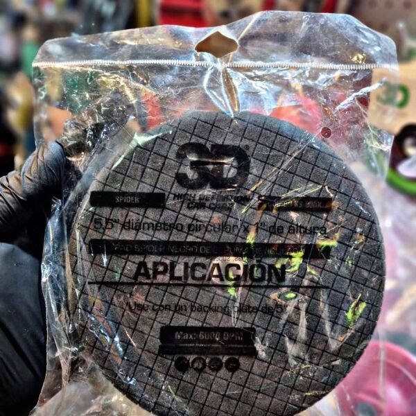PAD 3D SPIDER BLACK 5"