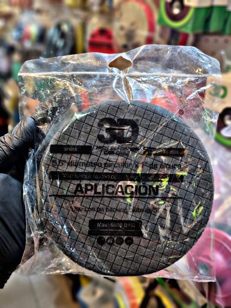 PAD 3D SPIDER BLACK 5"
