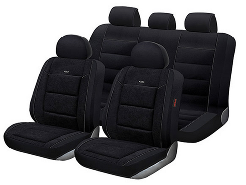 CUBRE ASIENTO B HR KING NEGRO/NEGRO