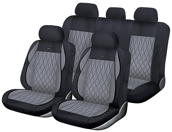 CUBRE ASIENTO B HR RENAISSANCE NEGRO/GRIS