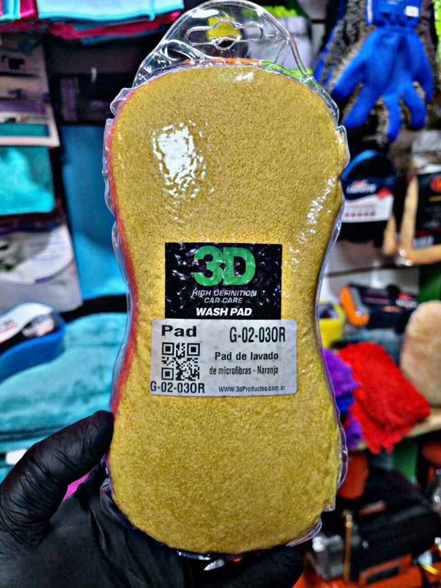ESPONJA DE MICROFIBRA - NARANJA PLUSH