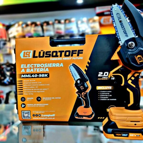 LUSQTOFF ELECTROSIERRA A BATERIA