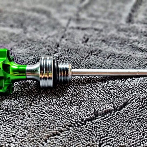 TAPON MEDIDOR DE ACEITE LARGO VERDE