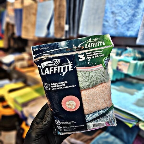 MICROFIBRA PACK X3  MULTI USOS 30X30 LAFFITTE