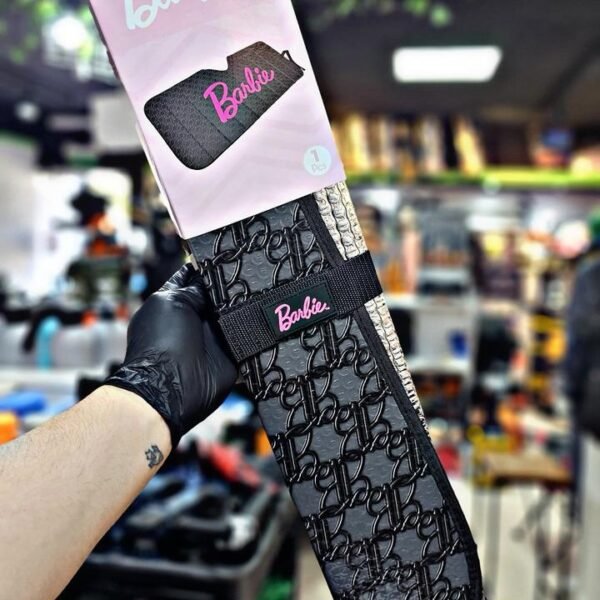 BARBIE CORTINA PARASOL DELANTERA NEGRA CON ROSA