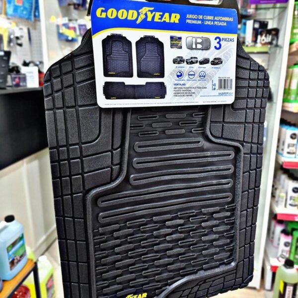 CUBRE ALFOMBRAS HEAVY DUTY - SUPER PESADA GOODYEAR, PVC, 3 PIEZAS