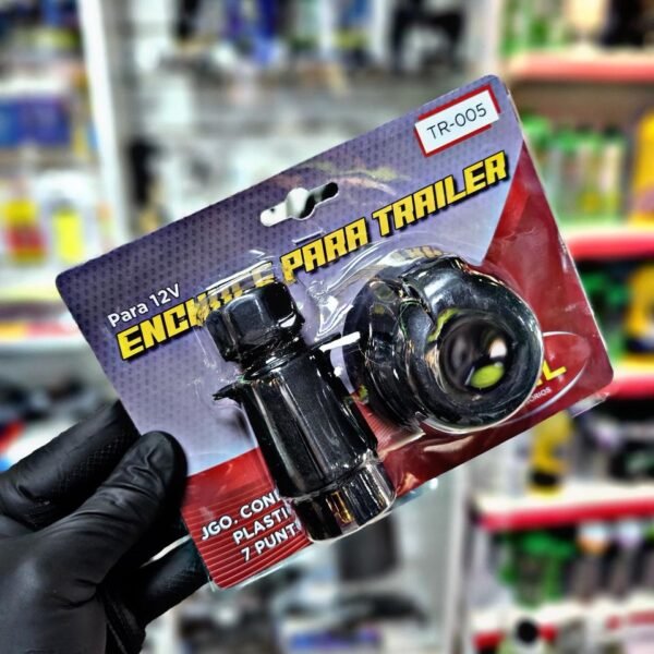 JGO. CONECTOR P/CABLE, 7 PUNTOS, PVC TRAILER IAEL