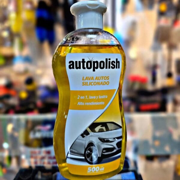 AUTOPOLISH SHAMPOO LAVA AUTOS SILICONADO 500ML