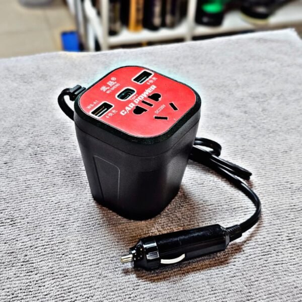 INVERSOR DE CORRIENTE 220V - 12V HASTA 200W