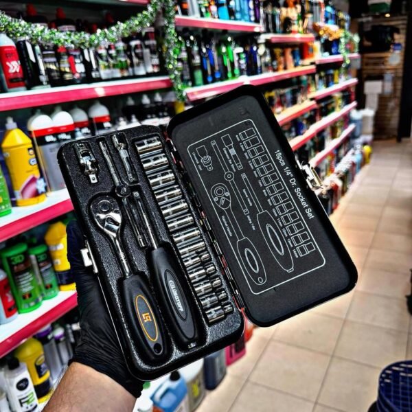 LUSQTOFF JUEGO DE BOCALLAVES + ACC X18 PIEZAS